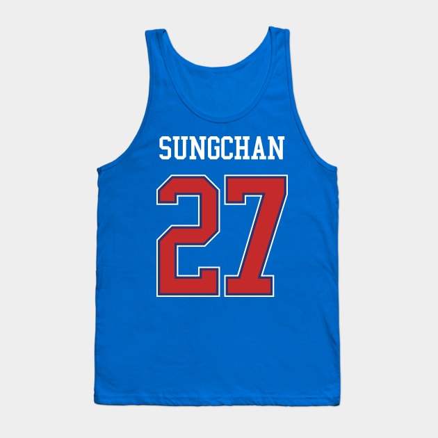 Sungchan's hockey jersey - 90's love (NCT) Tank Top by Duckieshop